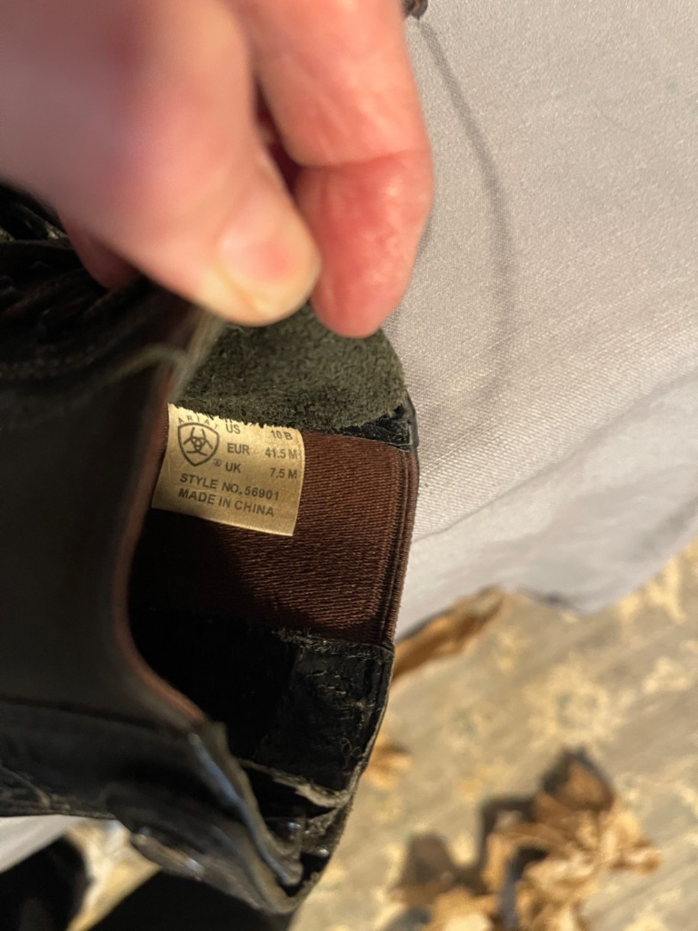 Ariat lace up boots - Picture 7 of 8